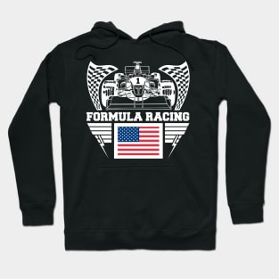 American Formula Racing Car Hoodie